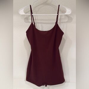 Fashion Nova Brown Spaghetti Strap Romper